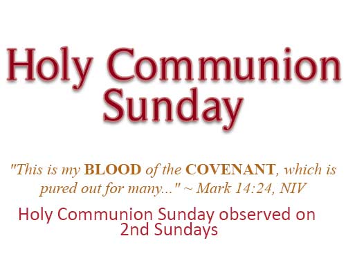 Communion Sunday