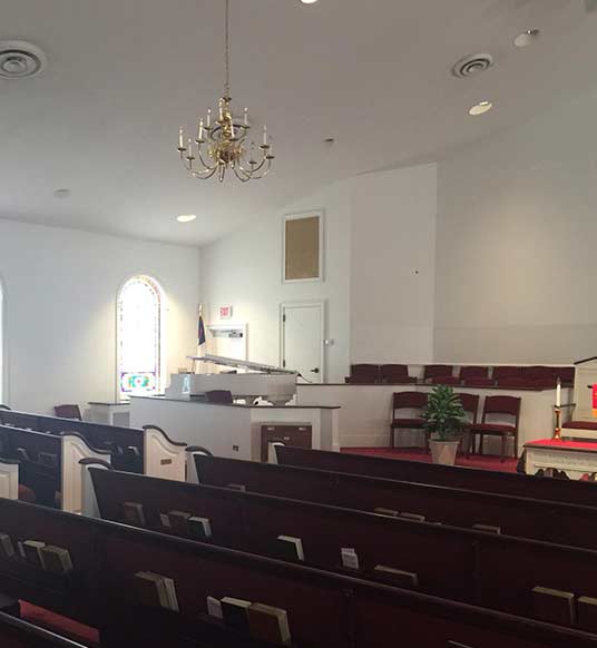 photo of church  sanctuary